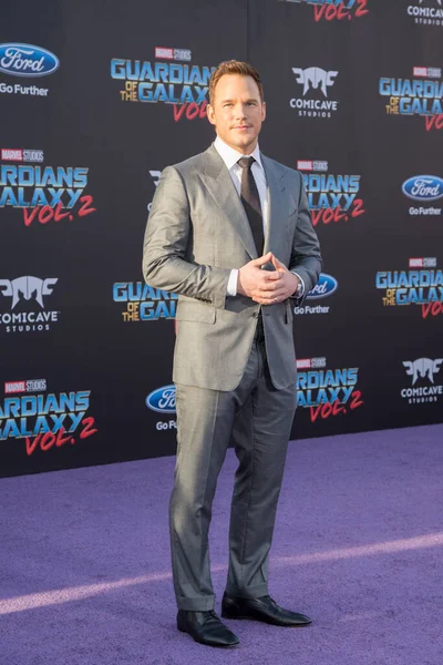 Chris Pratt Bezoekt Marvel Studios Guardians Galaxy Vol Première Los — Stockfoto