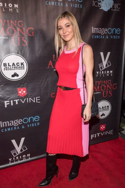 Olya Rostov Παρακολουθεί Living Los Angeles Premiere Στο Θέατρο Καλών — Φωτογραφία Αρχείου