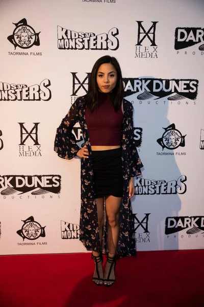 Anna Akana Attends Marvista Entertainment Kids Monsters Egyptian Theatre Hollywood — Stock Photo, Image