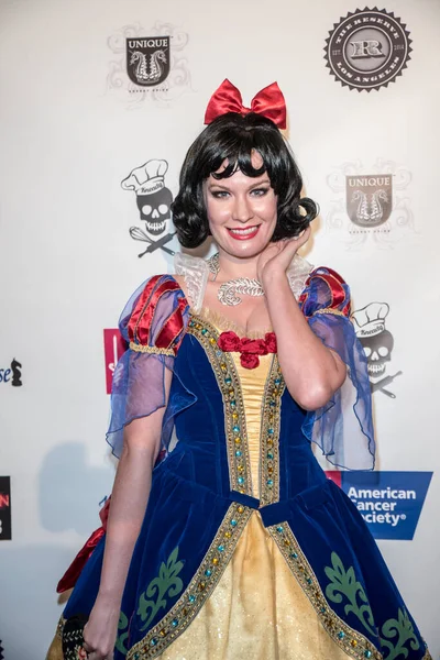 Kitty Brucknell Arrives Halloween Hotness Heroes Villains Reserve Los Angeles — Stock Photo, Image