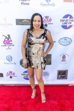 Aktris Nikki Perez, Hazel-E 'nin 10 Eylül 2025' te Melrose, Los Angeles 'taki The Lash Plug' da düzenlediği Lüks Açılan Hediyeler Süitine katıldı.