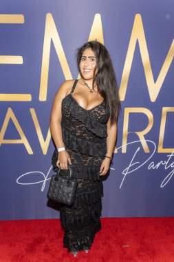 Aktris Lauren Davidi, Afinity Gece Hayatı 'na katılıyor. 14 Eylül 2025' te SkyBar Mondrian Oteli 'nde Emmy Ödülleri' ni sunuyor.