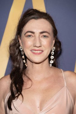 Aktris / sunucu Amber Martinez, 14 Eylül 2025 'te Los Angeles' taki SkyBar Mondrian Oteli 'nde düzenlenen partiden sonra Affinity Gece Hayatı sunumuna katıldı.