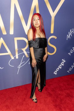 Yapımcı Deveily Estevez, 14 Eylül 2025 'te Los Angeles' taki SkyBar Mondrian Oteli 'nde düzenlenen partiden sonra Affinity Gece Hayatı' na katıldı.