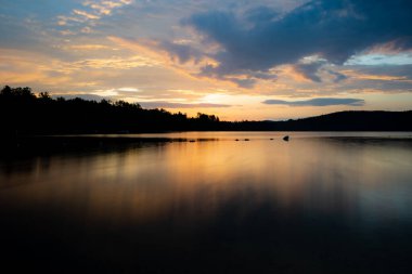Squam Gölü 'nde Gündoğumu, New Hampshire