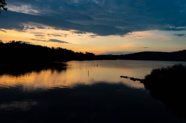 Squam Gölü 'nde Gündoğumu, New Hampshire