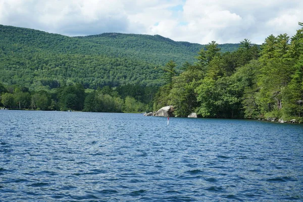 Islas Montañas Lago Squam Desde Barco —  Fotos de Stock