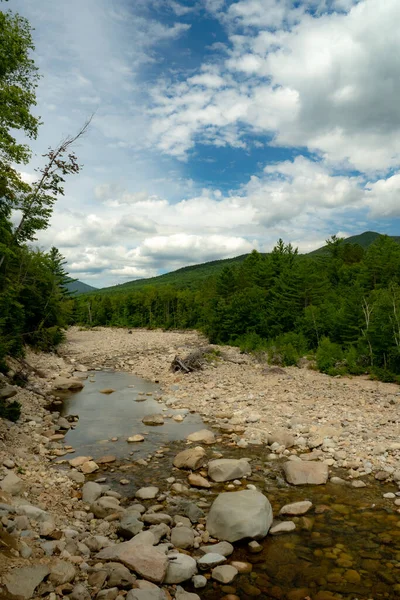 Sendero Kancomangus New Hampshire Lincoln River Trail —  Fotos de Stock