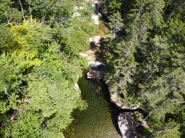 Sendero Kancomangus New Hampshire Vista Del Dron Del Sendero Lincoln —  Fotos de Stock