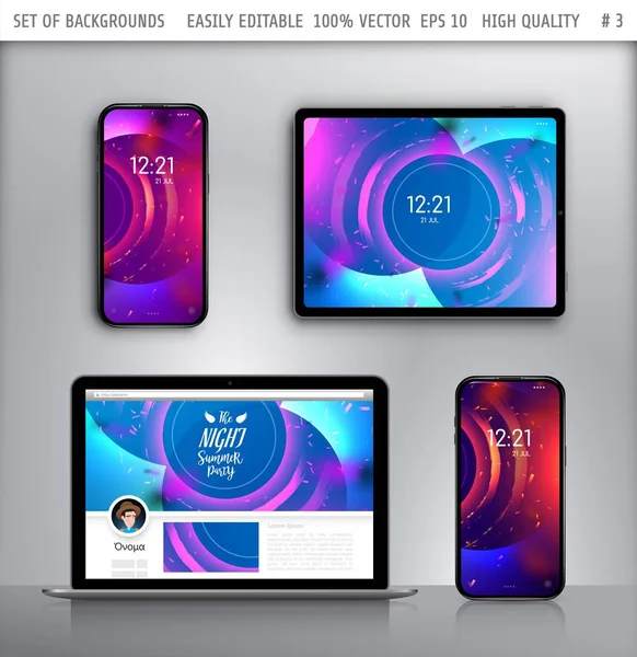 Smartphone için vektör duvar kağıdı. Soyut resim. Arka plan veya uygulama, kilit ekranı, afiş, kit, kullanıcı arabirimi arabirimi için zemin. Modern renkli düzen tema ile. Mockup telefon, tablet, laptop.