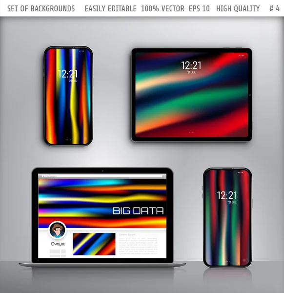 Smartphone için vektör duvar kağıdı. Soyut resim. Arka plan veya uygulama, kilit ekranı, afiş, kit, kullanıcı arabirimi arabirimi için zemin. Modern renkli düzen tema ile. Mockup telefon, tablet, laptop.