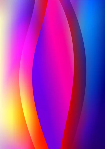 Çok renkli arka plan üzerinde modern soyut vektör arka plan şablonu veya Duvar Kağıdı. Renk dalgası veya yay. Broşür, kart, el ilanı, poster, kapak için soyut arka plan. Vektör çizimi