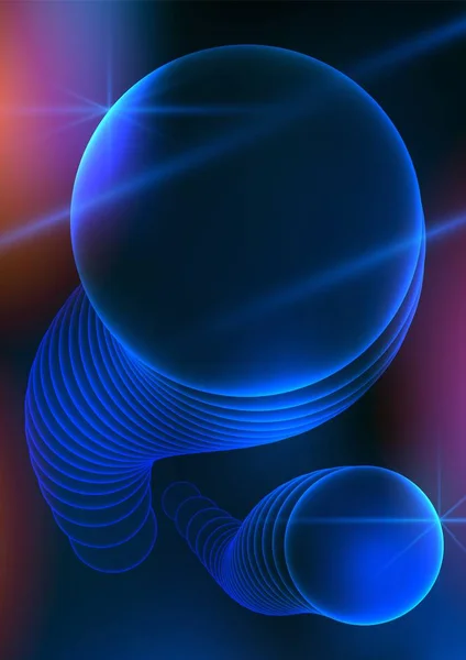 Modern soyut vektör arka plan şablonu veya duvar kağıdı koyu arka plan üzerinde. Tünel şeklinde bir daire şeklinde. Broşür, kart, el ilanı, poster, kapak için soyut arka plan.