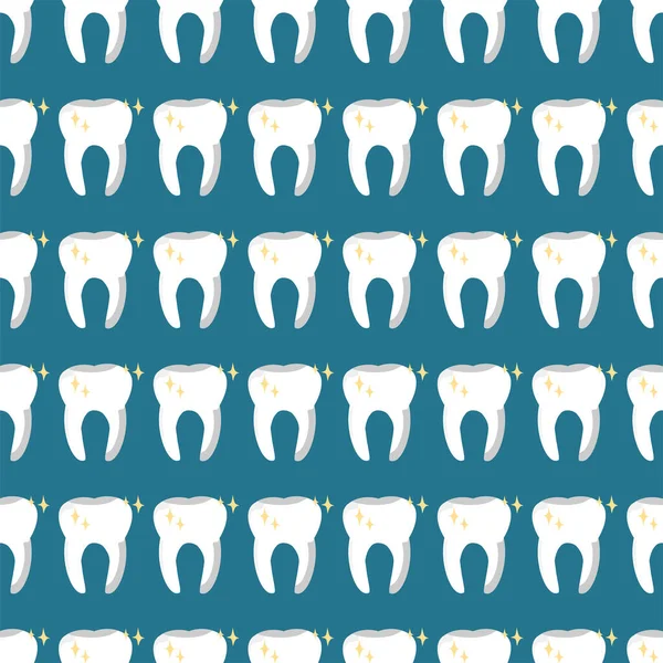 Dişçi geçmişi. Diş izinin dokusu. Dişçi desenli arkaplan vektörü çizimi