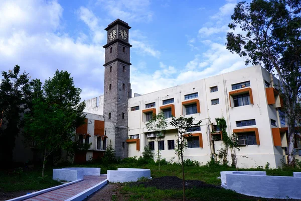 Kalaburagi Karnataka India Augustus 2020 Prachtig Uitzicht Klokkentoren Van Bibliotheek — Stockfoto