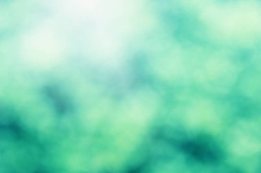 Soyut arka plan bulanık yumuşak açık mavi ve yeşil renk.
