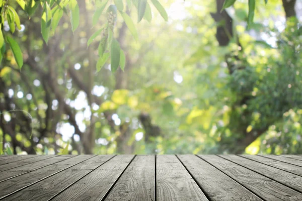 Legno Vuoto Sfocato Verde Fresco Natura Giardino Sfondo — Foto Stock