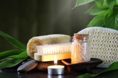 Spa vücut tedavi seti ve yeni bir geçmiş.