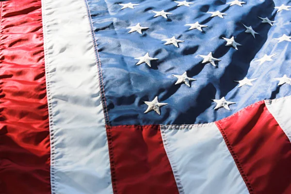 Partial Flying American Flag Royalty Free Stock Images