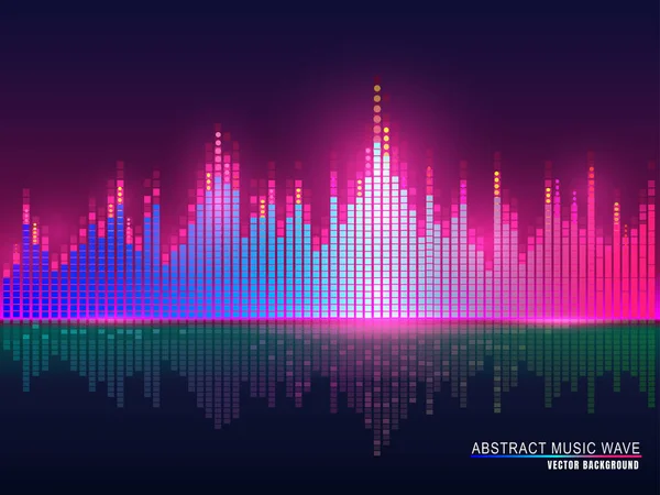 Abstract Music Wave Background Abstract Sound Wave Design Égaliseur Musique Graphismes Vectoriels
