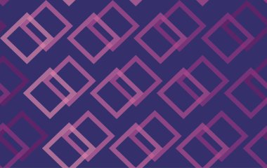 Soyut, pürüzsüz, tekrarlayan mor eşkenar dörtgen deseni.