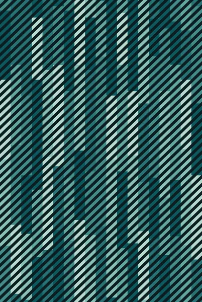 Modèle Répétitif Sans Couture Bandes Verticales Bleues Vertes — Image vectorielle