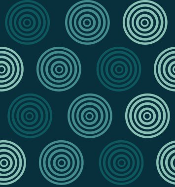 Başka bir çemberin içindeki kusursuz tekrarlayan daireler.