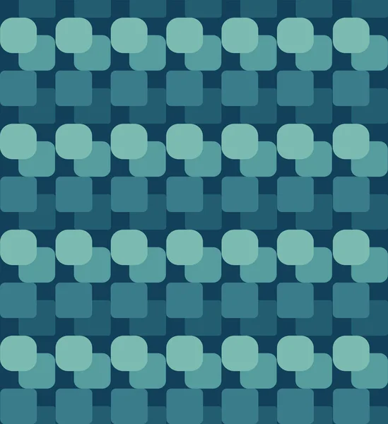 Modèle Répétition Géométrique Sans Couture Carrés Bleus — Image vectorielle