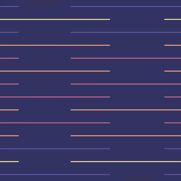 Seamless Repeating Pattern Horizontal Lines — Stock Vector