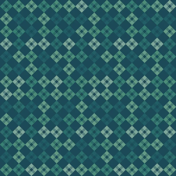 Modèle Répétition Géométrique Sans Couture Losanges Verts — Image vectorielle