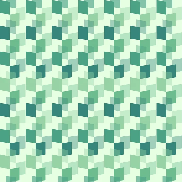 Geometrisch Naadloos Herhalend Patroon Van Overlappende Scheefgetrokken Rechthoeken — Stockvector
