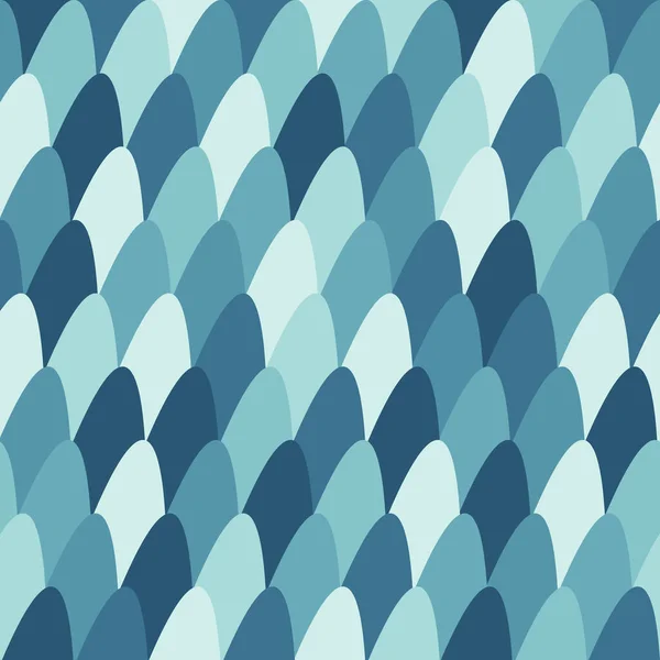 Modèle Répétitif Sans Couture Triangles Bleus Avec Des Bords Arrondis — Image vectorielle