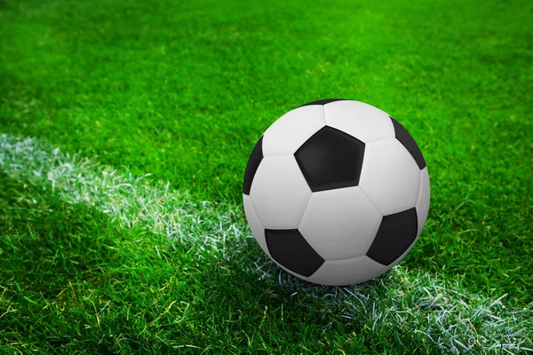 Satır Işaretleme Futbol Topu — Stok fotoğraf