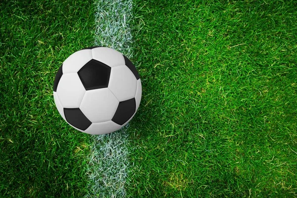 Piłka Nożna Znakowanie Linii — Zdjęcie stockowe