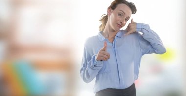 El hareketi işkadını dijital bileşik ara beni elleriyle