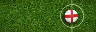 Futbol İngiltere'de renkler yeşil çim karşı