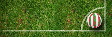 Futbol çim karşı İtalya renklerde