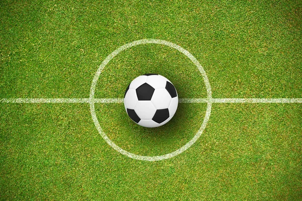 Futbol yeşil bir arka plana dayanır