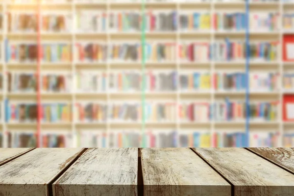 Felülete Fából Készült Deszka Ellen Multi Színes Könyvespolc Könyvtár — Stock Fotó