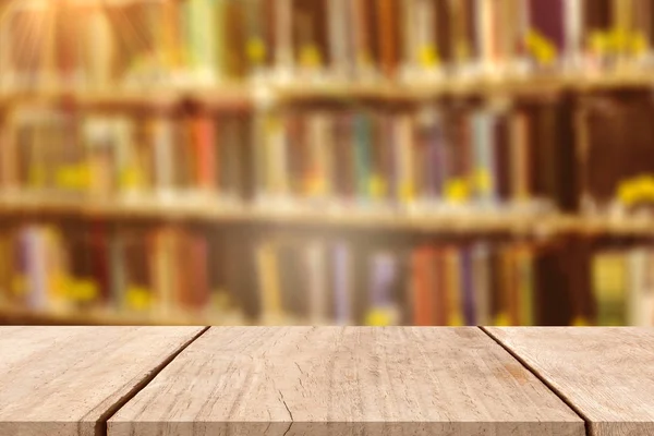 Surface Wooden Plank Close Bookshelf — Stock Photo, Image