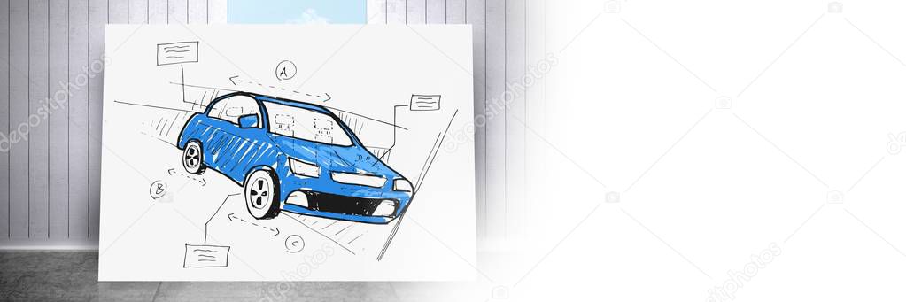Auto skica stock fotografie, royalty free Auto skica ...