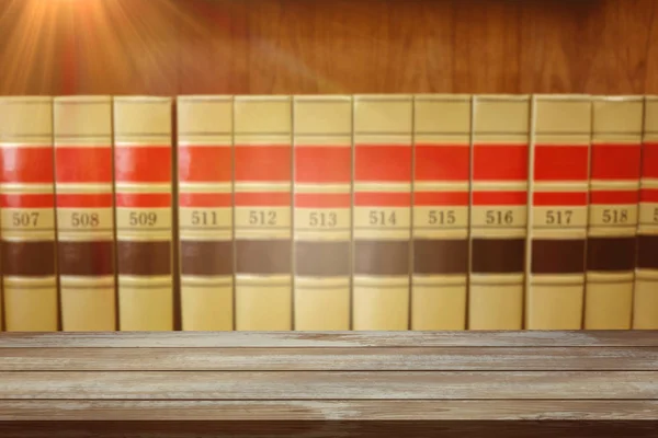 Surface Wooden Plank Close Big Books Royalty Free Stock Images
