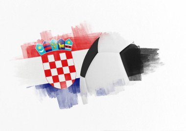 Dijital olarak oluşturulan gri arka plan siyah ve beyaz futbol