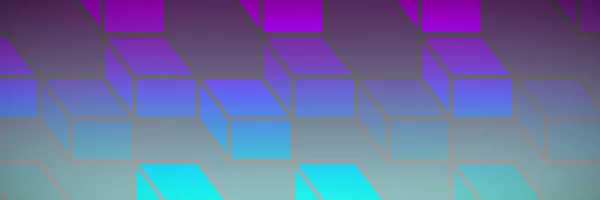 Colorful Geometric Squares Purple Blue Background — Stock Photo, Image