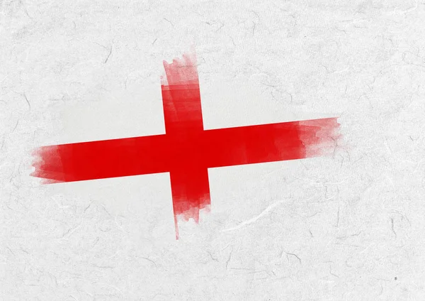 Bandeira Nacional Inglaterra Contra Pergaminho — Fotografia de Stock