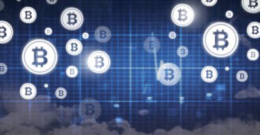 Bitcoin teknoloji bilgi arabiriminin dijital bileşik