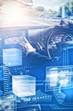 Onun gps ayarlama sürücü karşı dijital arabirimi