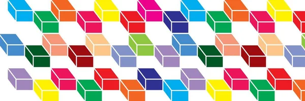 Digitale Composiet Van Kleurrijke Geometrische Minimale Patroon — Stockfoto