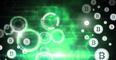 Bitcoin teknoloji bilgi arabiriminin dijital bileşik