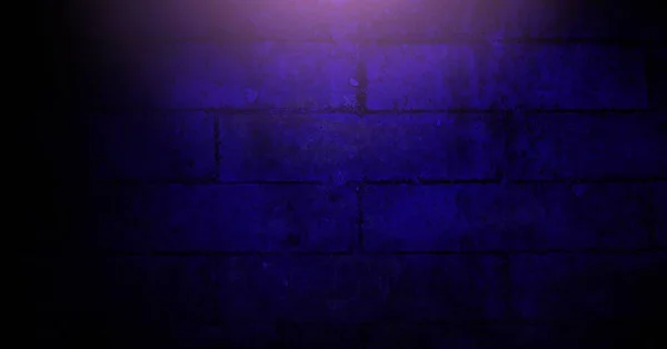 Tle Muru Cyfrowy Kompozytowy Winiety Światła Fioletowy Cegła — Zdjęcie stockowe